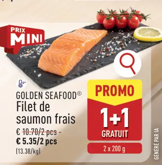 Offre: Filet de saumon frais