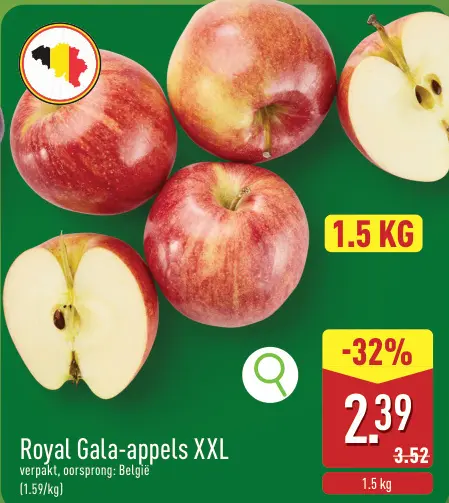 Promotie: Royal Gala-appels XXL