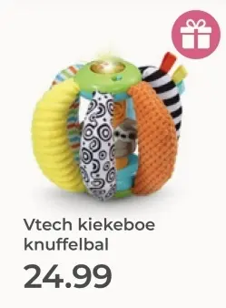 Aanbieding: kiekeboe knuffelbal