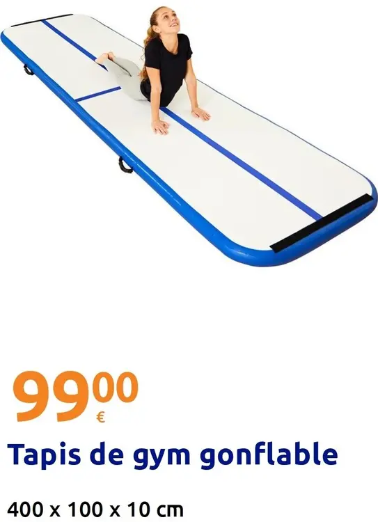 Offre: Tapis de gym gonflable