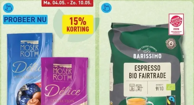 Aanbieding: Délice / Espresso Bio Fairtrade