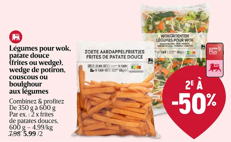 Offre: Légumes pour wok, patate douce