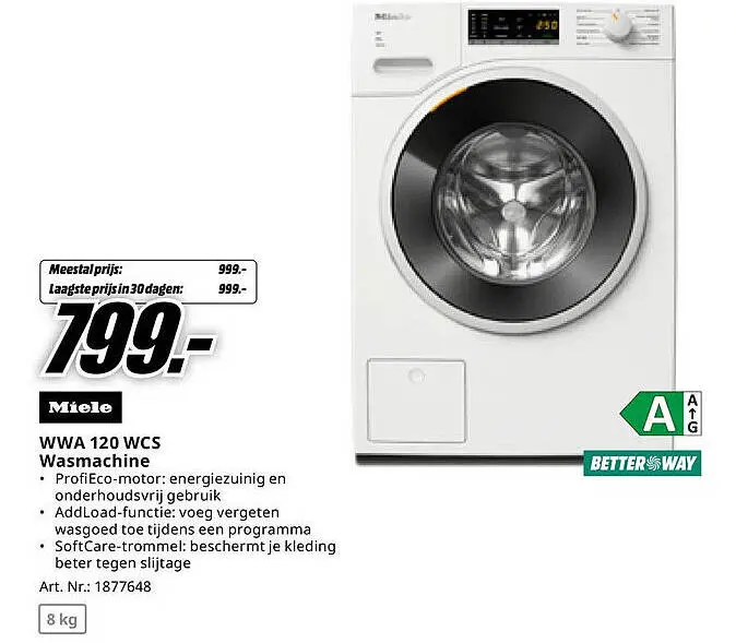 Aanbieding: WWA 120 WCS Wasmachine