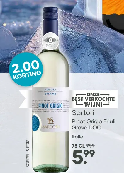 Aanbieding: Pinot Grigio Friuli Grave DOC