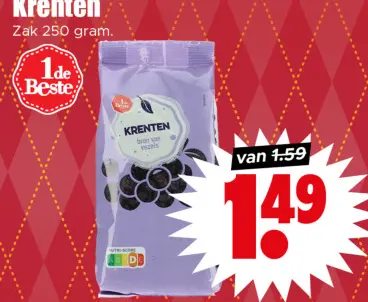 Aanbieding: Krenten