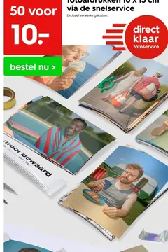 Aanbieding: fotoafdrukken