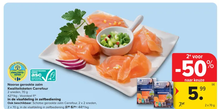 Promotie: Noorse gerookte zalm