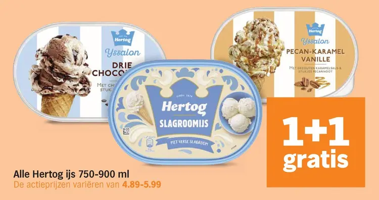 Aanbieding: Hertog ijs
