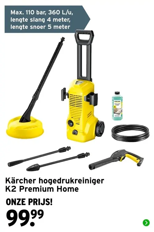Aanbieding: Hogedrukreiniger K2 Premium Home