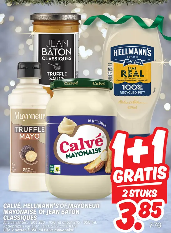 Aanbieding: Mayonaise of jean baton classiques