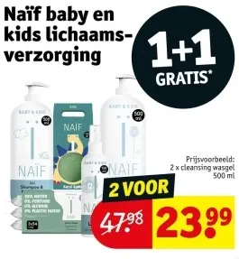 Promotie: Baby en kids lichaamsverzorging