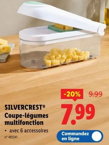 Offre: Coupe-légumes multifonction