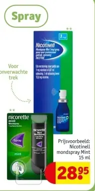 Aanbieding: Nicotinell mondspray Mint