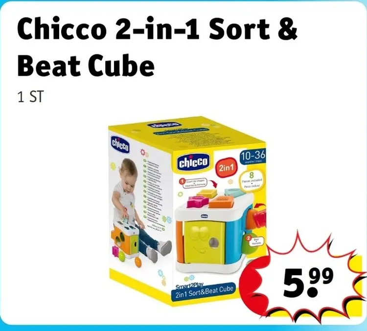 Promotie: 2-in-1 Sort & Beat Cube