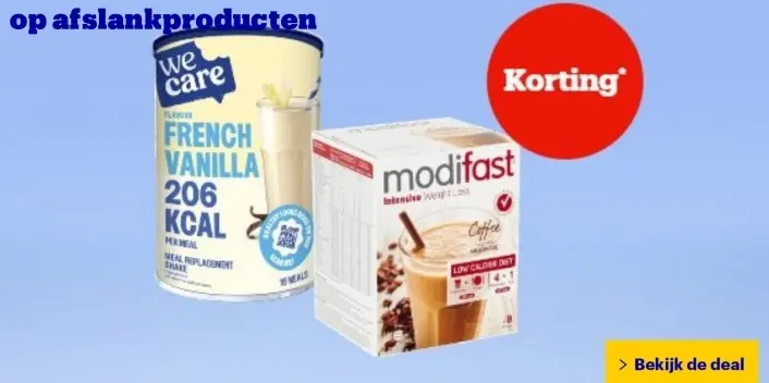 Aanbieding: Afslankproducten