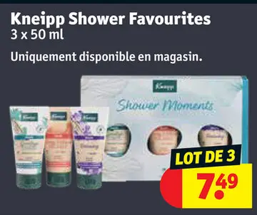 Offre: Kneipp Shower Favourites