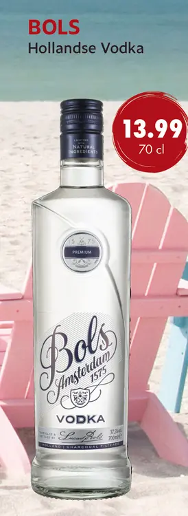 Aanbieding: Bols Hollandse Vodka