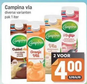 Aanbieding: Campina vla