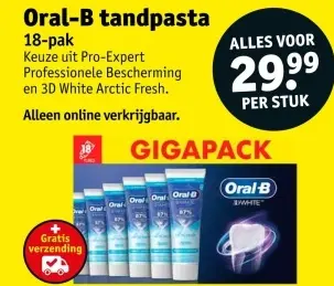 Aanbieding: Oral-B tandpasta