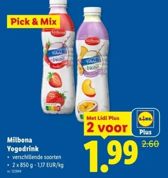 Promotie: Yogodrink