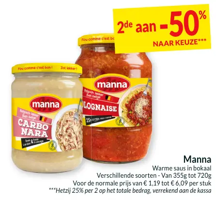 Promotie: Warme saus in bokaal