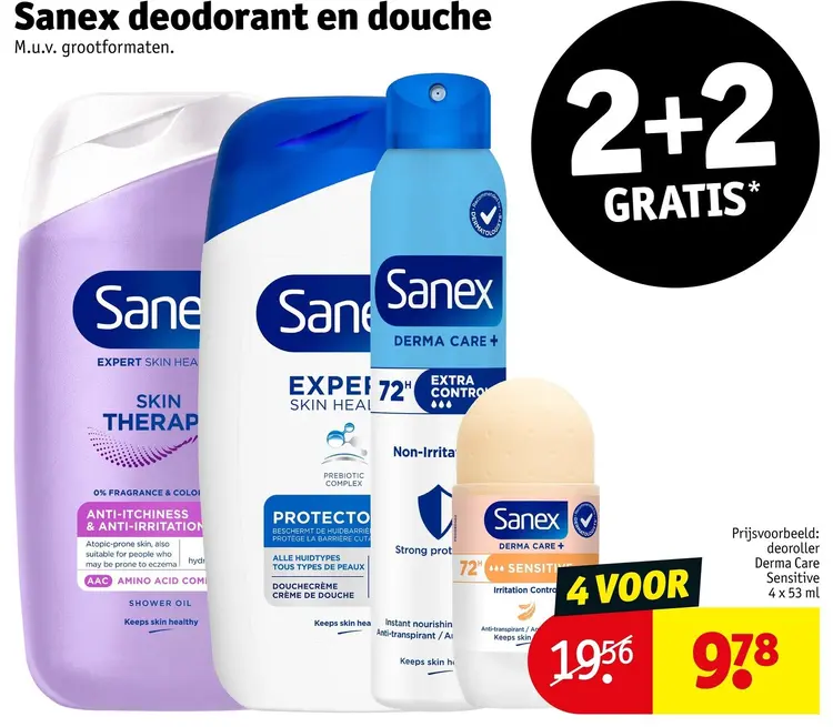 Aanbieding: Deodorant en douche
