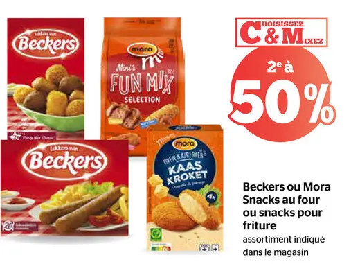 Offre: Snacks au four ou snacks pour friture