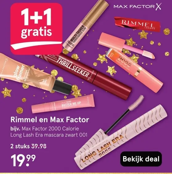 Aanbieding: Rimmel en Max Factor