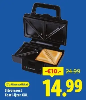 Aanbieding: Tosti-ijzer XXL