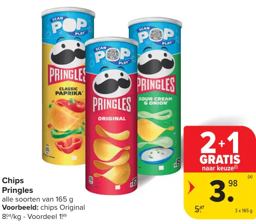 Promotie: Chips Pringles