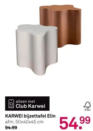 Aanbieding: Bijzettafel Elin