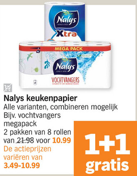 Aanbieding: Nalys keukenpapier