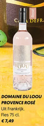 Aanbieding: Domaine du loou provence rosé