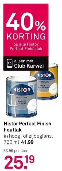 Aanbieding: Perfect Finish houtlak