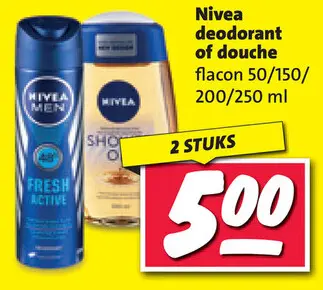 Aanbieding: Nivea deodorant of douche