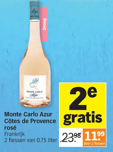 Promotie: Monte Carlo Azur Côtes de Provence rosé