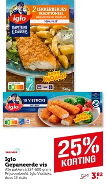 Aanbieding: Iglo Gepaneerde vis