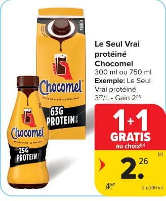 Offre: Vrai protéiné