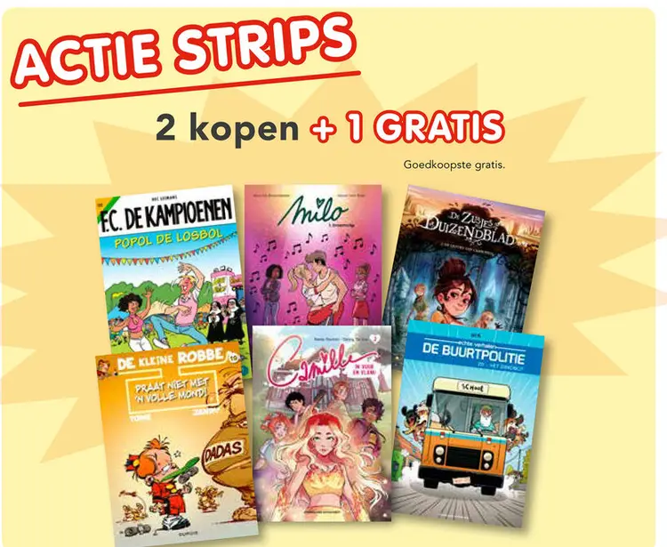 Aanbieding: Actie strips