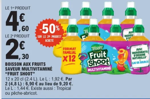 Offre: Boisson aux fruits saveur multivitaminé "Frui
