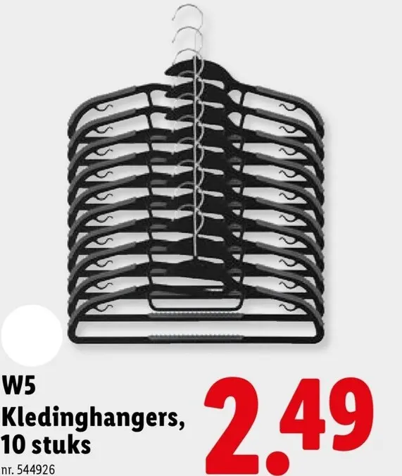 Promotie: Kledinghangers