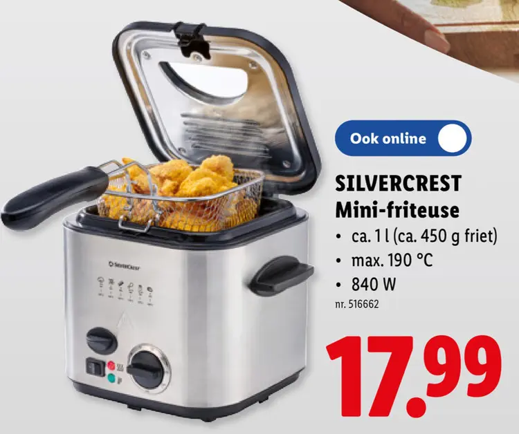 Promotie: Mini-friteuse