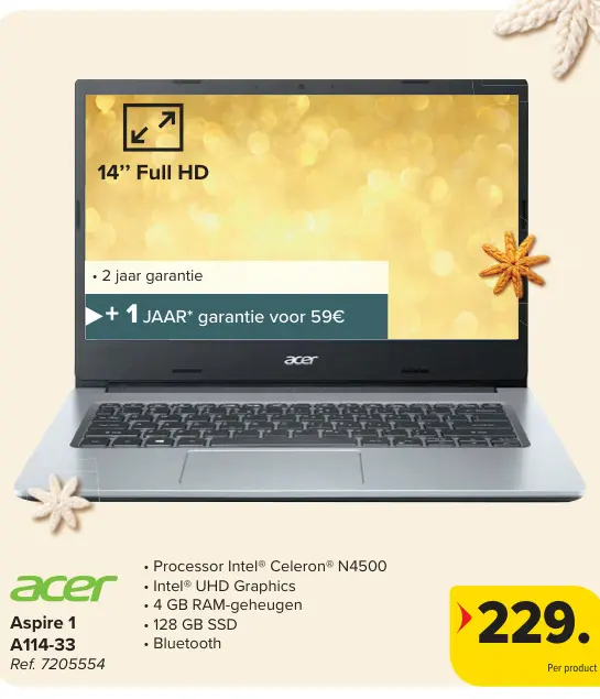 Promotie: Aspire 1 A114-33
