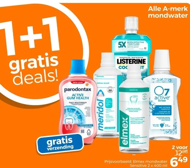 Aanbieding: Alle A-merk mondwater