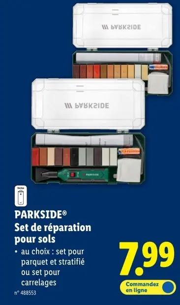 Offre: Set de réparation sols