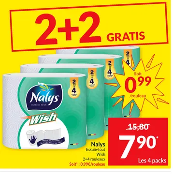Offre: Nalys Essuie-tout Wish