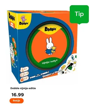 Aanbieding: Dobble nijntje editie