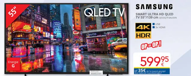 Promotie: Smart ultra hd QLED tv