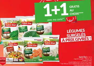 Offre: Saint Eloi Légumes surgelés