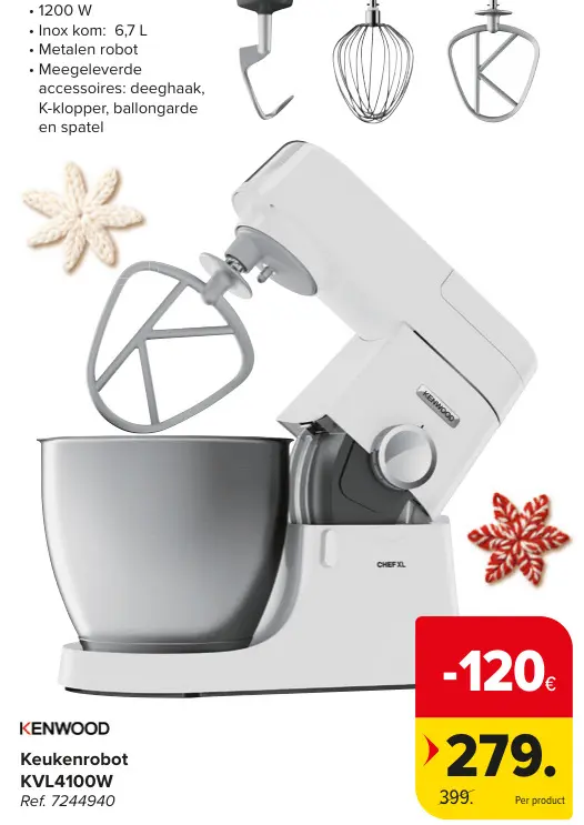 Promotie: Keukenrobot KVL4100W